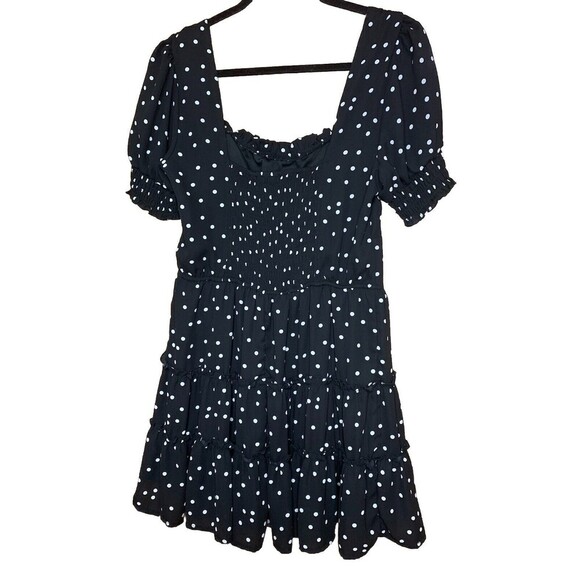 Women’s Size XL Polka Dot A-Line Stretchy Classic Mini Dress From Francesca’s - Picture 4 of 4